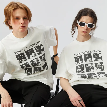 2025 heavyweight band print t-shirt