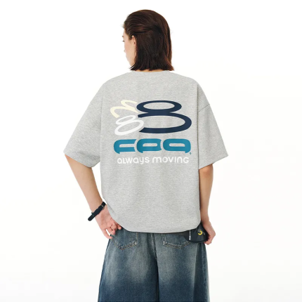 Summer heavyweight cotton t-shirt