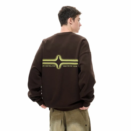 American heavyweight fleece crewneck sweatshirt